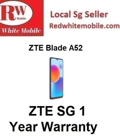 ZTE Blade A52 4/64GB-ZTE SG 1 Year Warranty